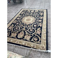 Китайский шерстяной ковер 0054029 Синий